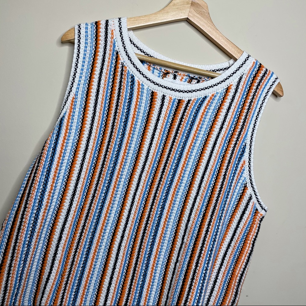 Lou & Grey Loft Stripe Fringed vest - Picture 3 of 7